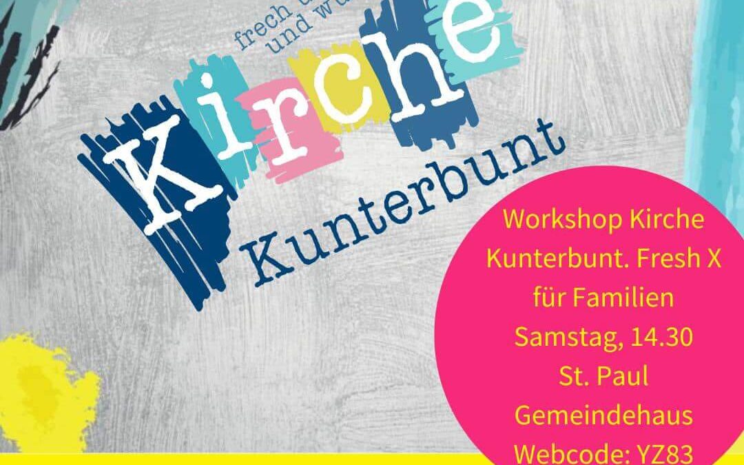 Kirchentag Nürnberg Workshop Kirche Kunterbunt