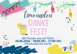 Kirche Kunterbunt Limonaden-Danke-Fest